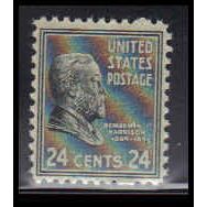 828 24c Benjamin Harrison Fine MNH O4197
