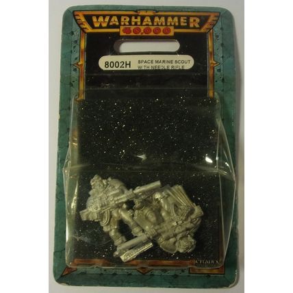 WARHAMMER ' SPACE MARINE SCOUT ' 8002H (1997)