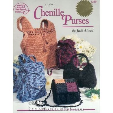 Crochet Chenille Purses 1230