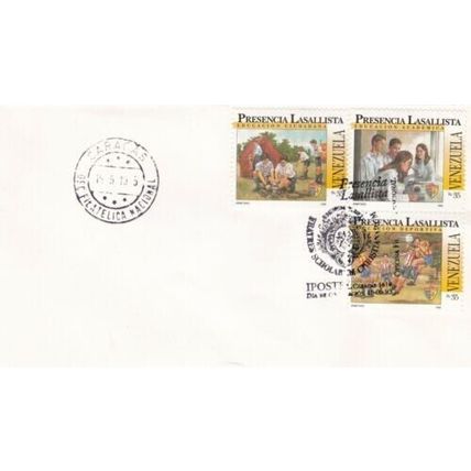 Venezuela 1995 Education FDC Caracas cancel unaddressed VGC