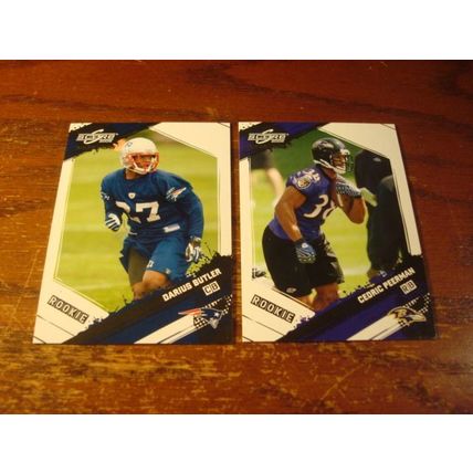 2009 Score Inscriptions, 9-Rc Cards, All #'d to 999, TATE/BUTLER, ++