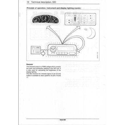 Saab 900 Electrical System SID Workshop Manual 1994 199424217 PDF