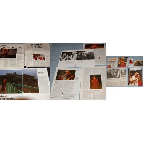 DALAI LAMA 46x Clippings Covers 1990s-recent
