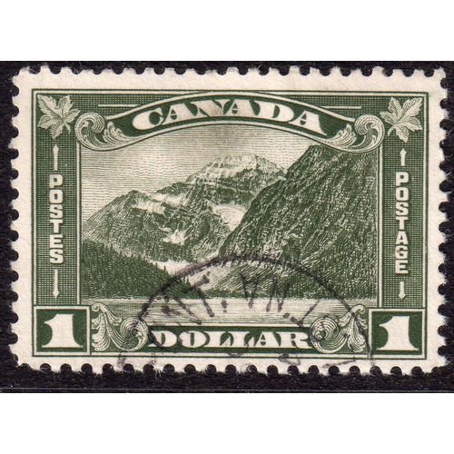 1930 CANADA Sg303 $1 Olive-Green very fine used (G175)