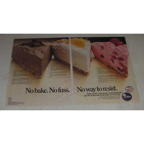 1984 Cool Whip Ad - Light 'n Fruity Pie Recipe