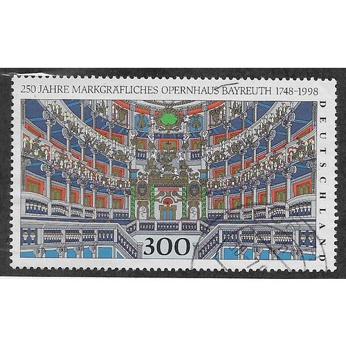 GER 1998 300pf '250TH ANN OF BAYREUTH OPERA HOUSE' FINE USED (EBID54-599)