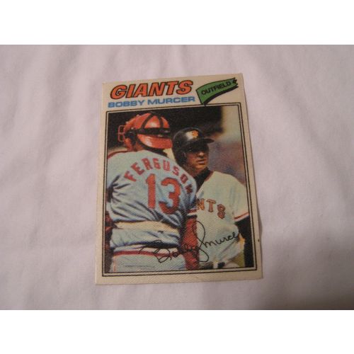 Bobby Murcer 1977 Topps CLOTH STICKER NO. 33