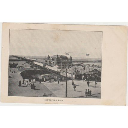 PPC The Pier Southport Lancashire c1910