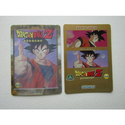 Giochi Preziosi 1989 Dragon Ball Z Serie Gold Lenticular Card Choice (e34)