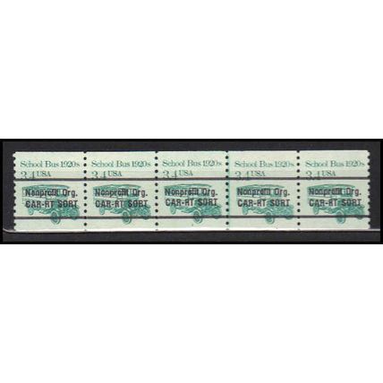2123a 3.4c School Bus Very Fine MNH Dry Gum PNC 1/5 X0093