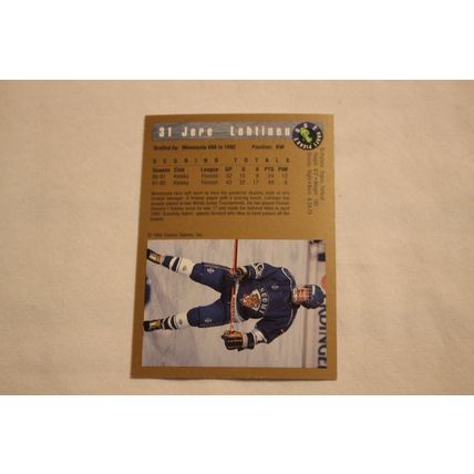 Jere Lehtinen 1992 Classic 1992 Draft Picks 1 NO. 31