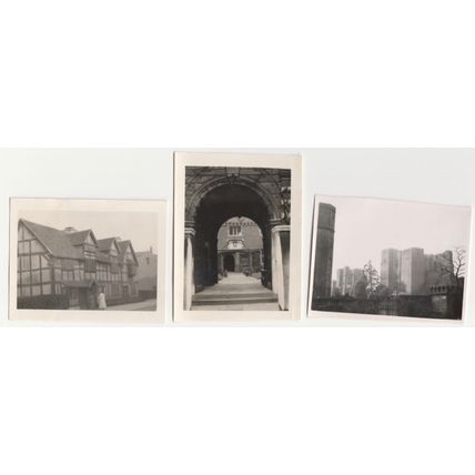 Photographs places in England 1950’s. London, Surrey, Sussex, etc