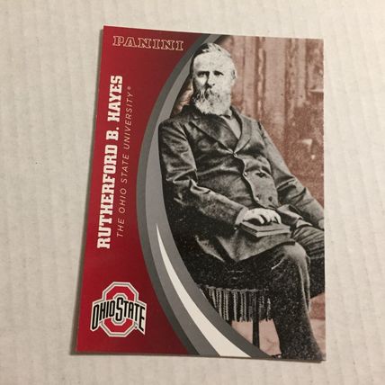 2015 Panini Ohio State Team Collection Rutherford B. Hayes Trading Card #46