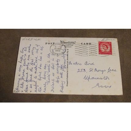 1962 fr J Salmon Postcard - West Cliff Gardens, Cromer - Norfolk