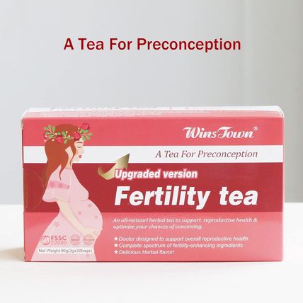 Wins Town Té de fertilidad para mujeres, promueve la ovulación, apoya el equilib