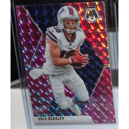 2020 Panini Mosaic COLE BEASLEY (Bills) Pink Camo Prizm #29