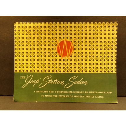 The "Jeep" Station Sedan Sales Brochure Willys-Overland 1948