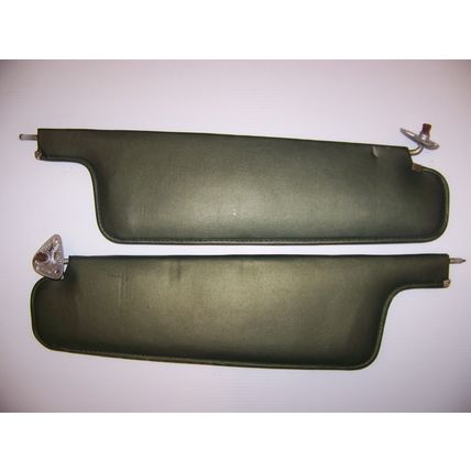 1970 CHRYSLER NEW YORKER GREEN SUNVISORS OEM PAIR