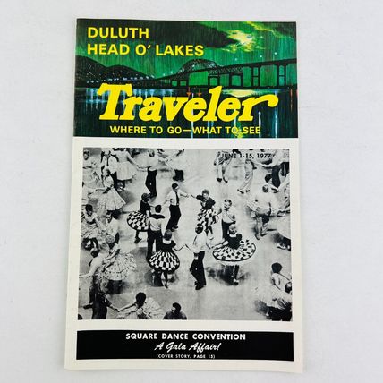 Duluth Head O Lakes Traveler Vol 8 No 7 Brochure Magazine Minnesota Vintage 1977