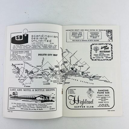 Duluth Head O Lakes Traveler Vol 8 No 7 Brochure Magazine Minnesota Vintage 1977