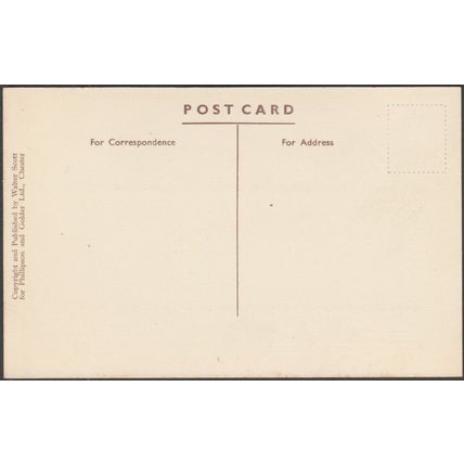 Entrance to Refectory, Chester Cathedral, c.1930 - Phillipson & Golder Postcard