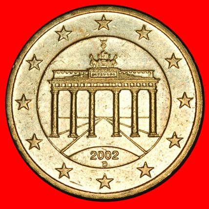 Ⰶ NORDIC GOLD 2002-2006:GERMANY★50 EURO CENTS 2002D BAVARIA★LOW START★NO RESERVE