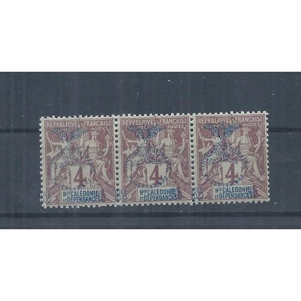 New Caledonia stamps. 1903 etc 4c Peace & Commerce Fournier forgery MNH (AN343)