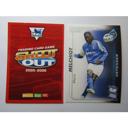 Mario Melchiot - Birmingham Shoot Out 2005 2006 Magic Box Football Card (EF1)