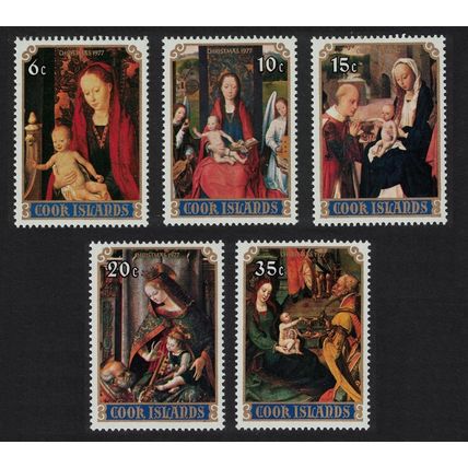 Cook Is. Christmas Paintings 5v 1977 MNH SG#576-580 Sc#474-478