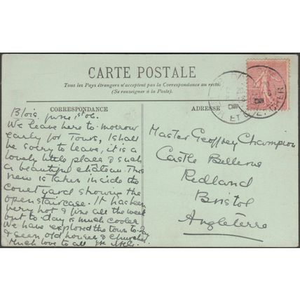 Aile François 1er, Le Château, Blois, 1906 - Lévy CPA LL33