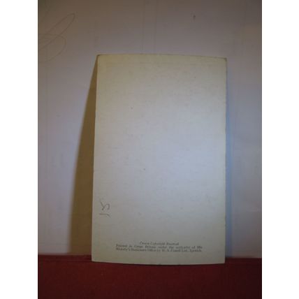 1937 QUEEN'S CORONATION CROWN , CROWN JEWELS unused vintage postcard =