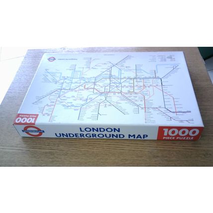LONDON UNDERGROUND MAP Jigsaw Puzzle (1000 Piece) Robert Frederick (2015)