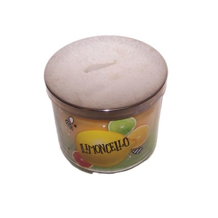 Bath & Body Works Limoncello Multicolor Layered 3 Wick Scented Candle 14.5 oz