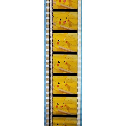 Pokemon . Pk KXH - C066n . 1 STRIP OF 5 - 35MM FILM CELLS