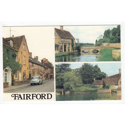 Multiview of Fairford Postcard Gloucestershire 68107