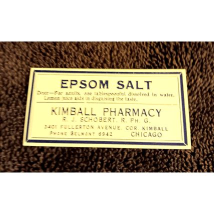 Old Vintage Original Set Of 6 Assorted Drug Store Labels 1920/30s