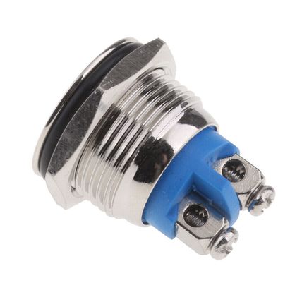 Fit 16mm Round Hole Metal Button Switch Momentary Push - On Heavy Duty 20A 12V