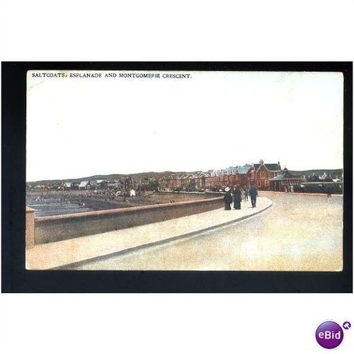 Ayrshire SALTCOATS Esplanade Postcard by Aitken (77533)