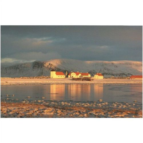 Frimerkjasalan: Bessastaoir, the Official Residence of the President of Iceland.
