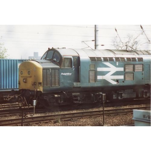 Railway Photo BR Class 37 37358 P&O Containers Stratford Diesel Loco 2