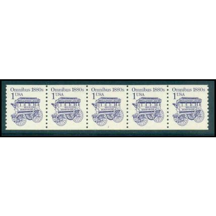 2225b 1c Omnibus Fine MNH Dry Gum PNC 3/5 R0191