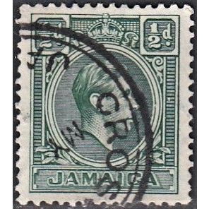 JAMAICA, 1938 1/2d George VI, SG 121 (Scott #116), used.