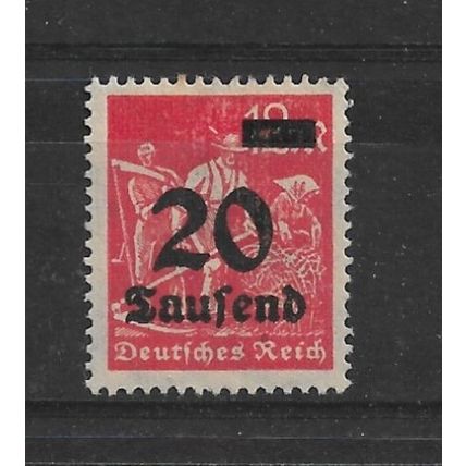 Germany.SG277 20T on 12pf Red.Mounted Mint.Nov21