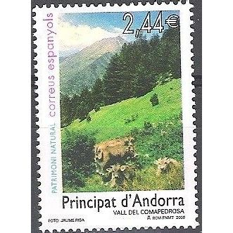 Andorra Español 2008 Yvert 344 Neuf ** Cote (2017) 10.00 € Vaches