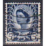 GB 1958 Wales 5d navy blue used SG W11