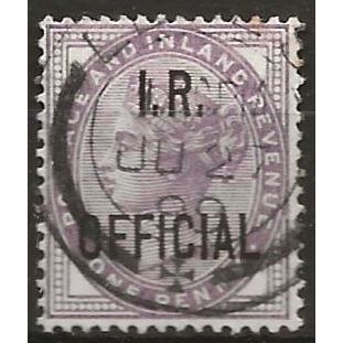 1882 O3 1d Lilac Inland Revenue Official Fine Used ..