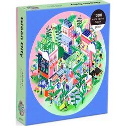 Green City 1000 Piece Round Puzzle