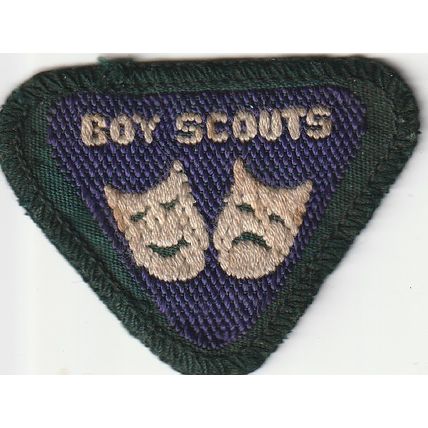 Scout Badges UK Pre 67 Wolf Cub Proficiency Entertainer - Black Back Used (PF72)