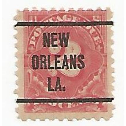 BUREAU PRECANCEL SALE NEW ORLEANS EXPERIMENTAL J60-32 HI VALUE