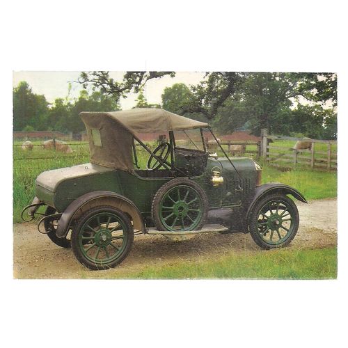 1913 MORRIS OXFORD car vintage unused postcard #